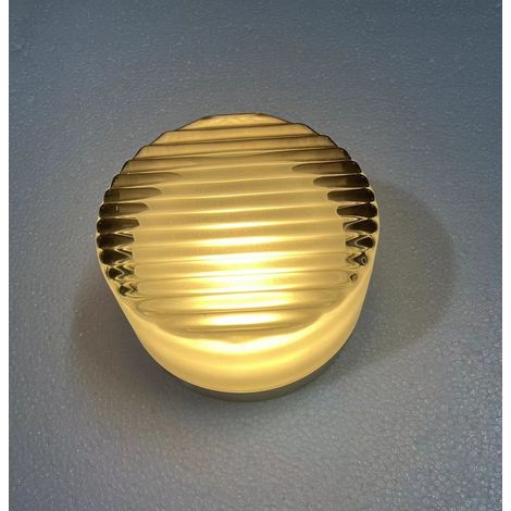 Applique Murale LED Tricolore 220V, Luminaire Design Verre Ondulé Gris Fumé pour Tête de Lit, Couloir, Entrée, Chambre et Salle de Bain