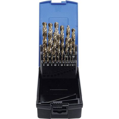 Boîte de Forets Hélicoïdaux HSS-G M35 1-13 mm - Acier de Cobalt - 25 pcs, Précision et Durabilité - D-Work (1/5)