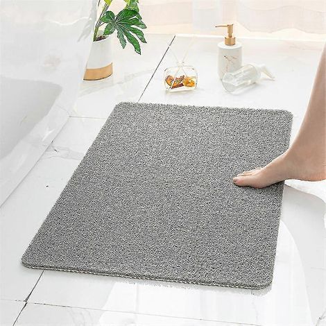 Duschmatte für die Dusche, rutschfeste und schimmelresistente Luffa-Badematte aus PVC – 40 x 60 cm (1/5)