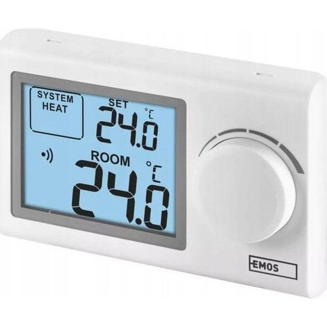 Emos P5614 Thermostat sans fil blanc pour chauffage