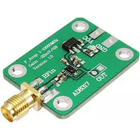 Rilevatore logaritmico ad alta velocità AD8317 Contatore logaritmico Controllore di segnale di uscita di potenza 1M-10000MHz-Crezuo
