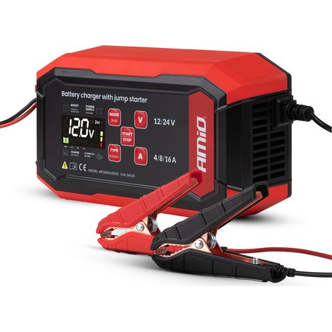 Digitaler Gleichrichter mit Anlaufhilfe AGM GEL STD LFP MAX 16A 12V 24V PRO amio-04529 (1/5)