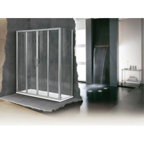LUNES 2A 176 EXTERIEURE 176-182CM VER RE TREMPE NAT. TRANS. BC 030/C NOVELLINI LUNES2A176-1D