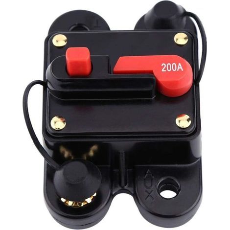 Interruttore di disconnessione automatico DC12V per auto, imbarcazione, bicicletta, con ripristino fusibile 80-300A (200A) (1/5)
