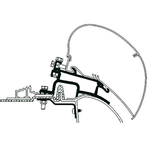 Adaptador de persianas Master Movano 1998/2000 - Thule