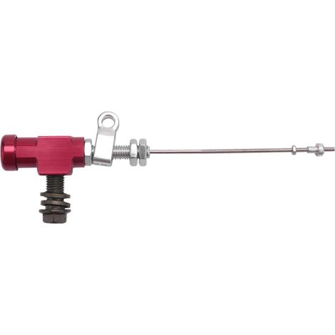 Tige de maître-cylindre d'embrayage hydraulique pour moto, pompe de frein, M10x1,25 mm, aluminium rouge (1/5)