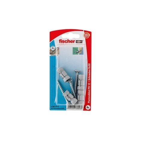 Fischer 4x  tasselli PD  12 S  con vite  - 33806