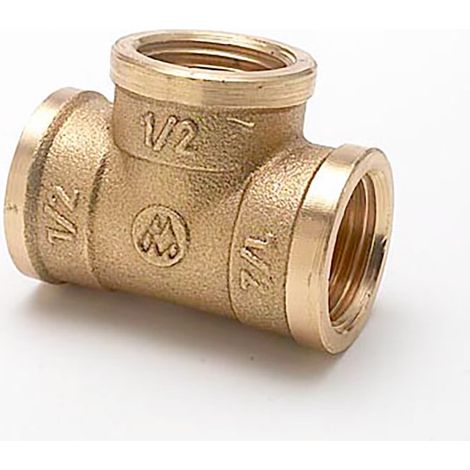 Te h-h-h 1/2" latón