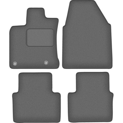 Alfombrillas de grafito para Nissan Qashqai I J10 (ancho) crossover (2007-2013)