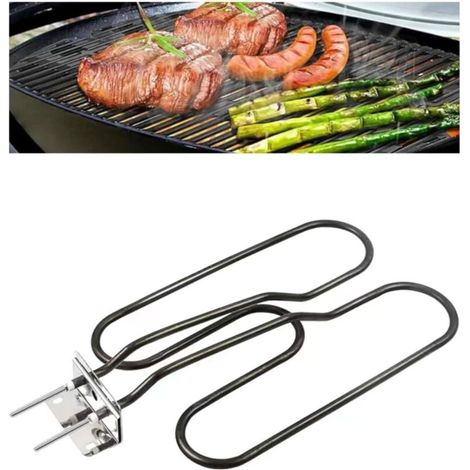 Grille Barbecue,Barbecue,Weber Accessoires Barbecue,Élément Chauffant de Remplacement pour Barbecue, Compatible 66631 (réglementation européenne), adapté aux Grils électriques Q140, Q1400 (1/5)