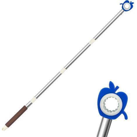 Extension de poignée de fenêtre de toit à ouvrir - Barre d'ouverture de fenêtre de toit - Extension en acier inoxydable avec crochet à tige - Crochet de fenêtre pour fenêtres hautes difficiles à (1/4)