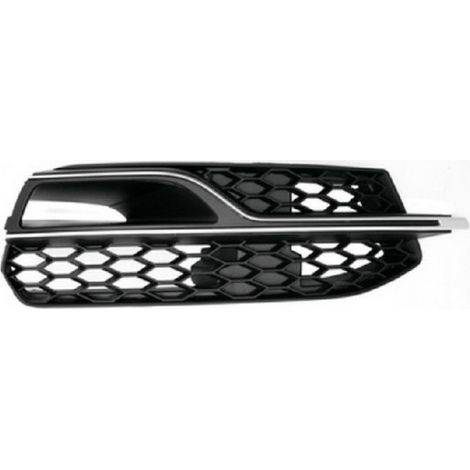 Grille de pare-choc avant droite noire et argent S3 Audi A3 et A3 Sportback 8V phase 1 2012-2016