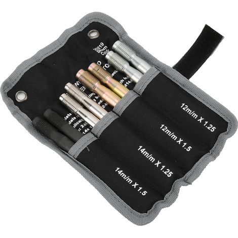 Lot d'8 goujons de centrage en acier allié, outils de fixation M14x1.5/1.25 et M12x1.5/1.25 pour la plupart des voitures (1/5)