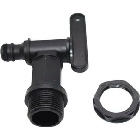 Robinet de réservoir en plastique 1000l, adaptateur de boîte de stockage d'eau IBC, adaptateur de robinet de tuyau d'irrigatio (1/5)