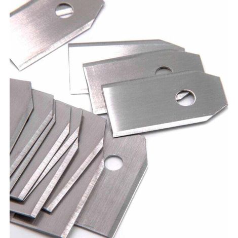 30 Messer kompatibel mit Husqvarna Automower 105 108 210C 220AC 305 308 308x 310 315 320 330X 420 430X 440 450X G1 G2 und anderen (Stahl, 0,75 mm) (1/2)