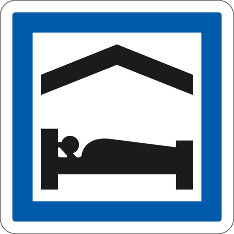 Panneau Indication CE5b – Chambre d'hôtes ou gîte – Gamme ECOLIGN – Classe 1 – 350 mm (1/5)