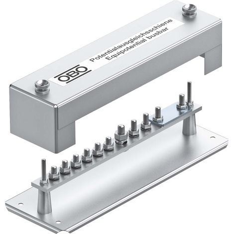 OBO Bettermann Potentialausgleichsschiene 348mm Stahl feuerverzinkt, 5015057 (1/2)