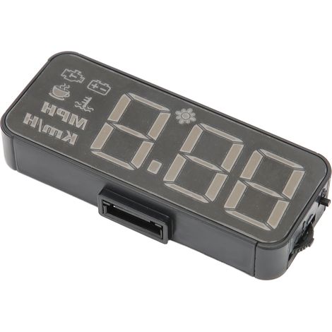 Projecteur HUD OBD2 pour Voiture - Affichage 3D sur Pare-brise avec Alarme de Surchauffe et de Tension (1/5)