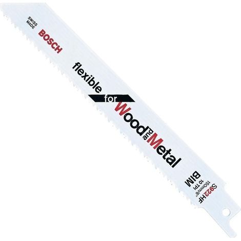 Bosch 25x Säbelsägeblatt S 922 HF Flexible for Wood and Metal