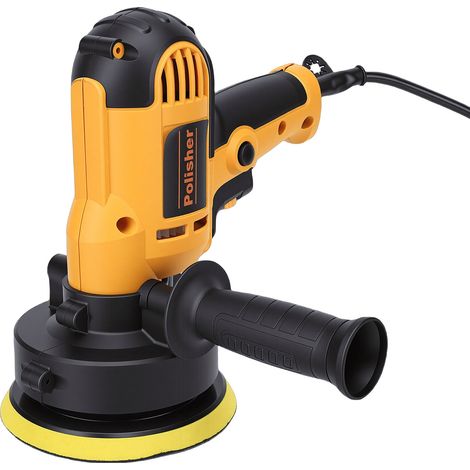 Kit de polisseuse auto à vitesse variable pour le lustrage, le cirage de sols, de meubles et de métaux, avec démarrage progressif, 700 W, 600 à 3000 tr/min (1/4)