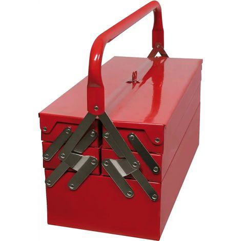 Cassetta porta utensili Valex estensibile 5 scomparti - 48 x 24 x 20 cm (1/9)