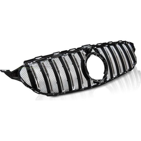 Calandre Mercedes Classe C W205 18-21 Look Sport Noir Chrome-36559515 (1/4)