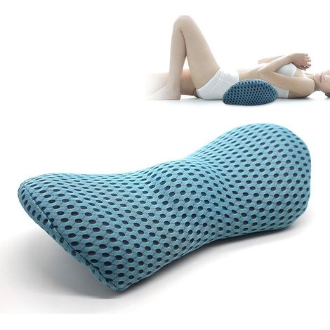 Oreiller de soutien lombaire Oreiller lombaire ergonomique en mousse à mémoire de forme, soulage les maux de dos, respirant, détachable et lavable, parfait pour les chaises de bureau, les s (1/3)