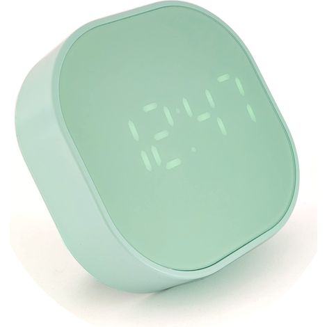 Mini réveil numérique avec minuterie pour enfants, horloge de bureau à double alarme, affichage LED, minuteur de cuisine, petit format pour chambre, table de chevet, bureau, réveil de voyage, tendance (1/5)