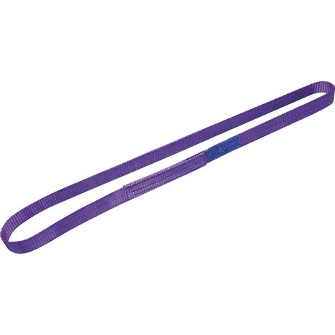 Levac – Elingue sangle 30mm CMU 1T 4815A150 – Longueur utile 1,5m – Sangle tissée 100% polyester – Adaptée au transport de treillis-soudés