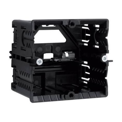 Caja de montaje Hager gls5500 poliamida fijación con tornillos 65x71 mm