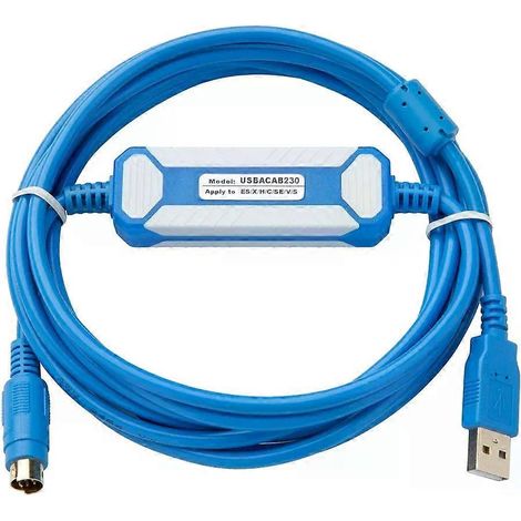USBACAB230 Programmierkabel für Delta DVP ES EX EH EC SE SV SS SPS USB-DVP USB-zu-RS232-Adapter für Xinje XC/XD/XE Datenleitung (1/4)
