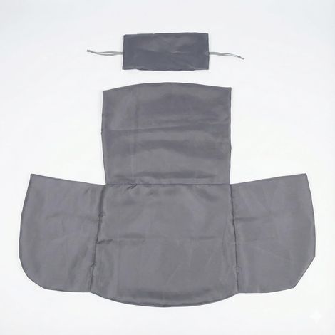 Coussin de Rechange pour Chaise à Panier Suspendu - Imperméable - pour terrasse, Jardin (sans Rembourrage) (Gris) (1/5)