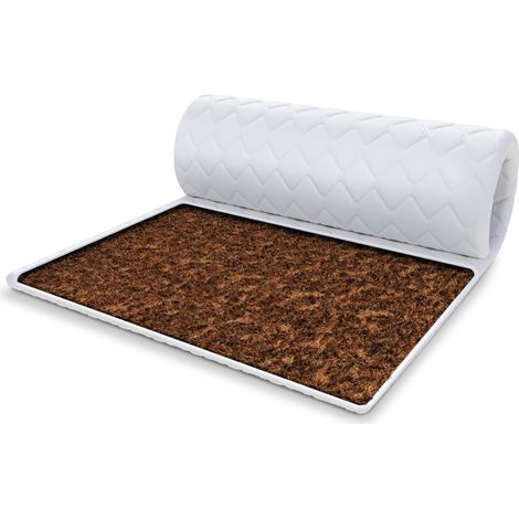 Topper 100x200 cm Matratzenauflage mit KOKOS Matratzenschoner Kokosfaser H4