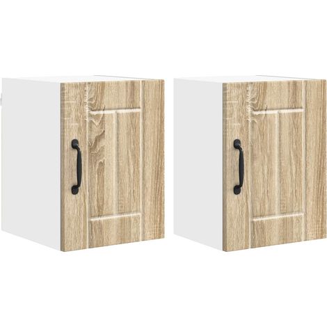 Maison Exclusive - Armario de Pared LUCCA 2 pcs Roble Sonoma 30 x (1/5)
