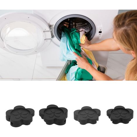 Set mit 4 blütenförmigen, rutschfesten Gummipads für Möbelfüße, Erhöhungen und Bodenschoner (1/5)