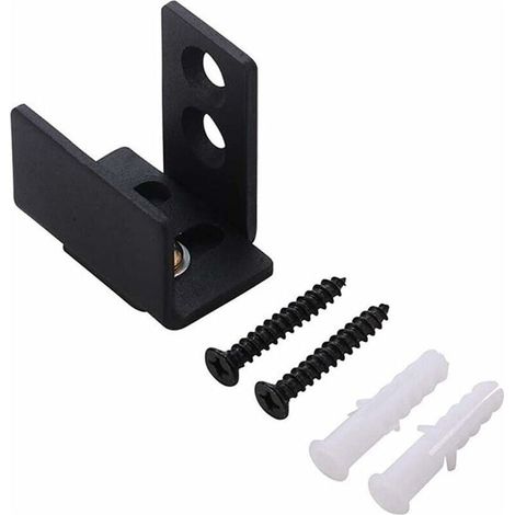 Guide de sol pour porte de grange, guide de porte coulissante en bas, guide de porte coulissante de grange, guide de sol robuste pour porte coulissante, rails de porte de placard coulissants (1/5)