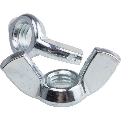 Ecrou à ailes, M12, en Acier ( Prix pour Sachet de 50 )