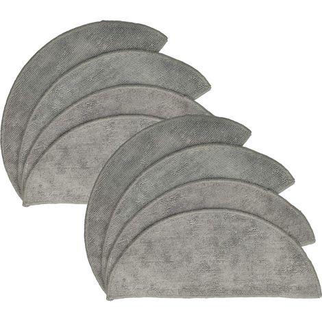 vhbw 8x paño compatible con Lefant T700, M571, M501A robots fregasuelos - paño microfibra (1/4)