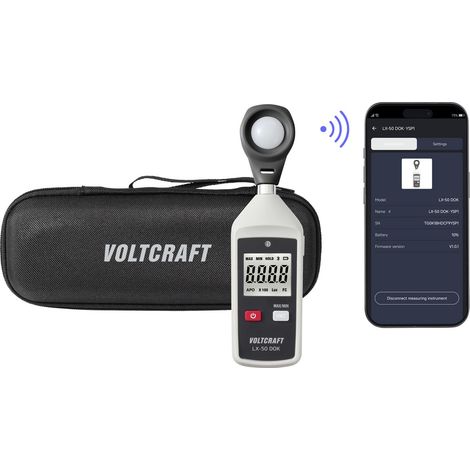 VOLTCRAFT LX-50 DOK Luxmeter mit Reportfunktion 0 - 200000 lx (1/5)