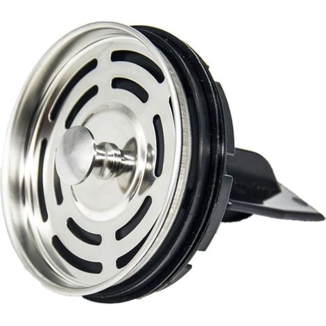 Couvercle Filtre Évier - 1 Pièce - Acier Inox Et Plastique - Protection Tuyauterie Et Grattoir - Compatible InSinkErator - 8,9 Cm (1/5)