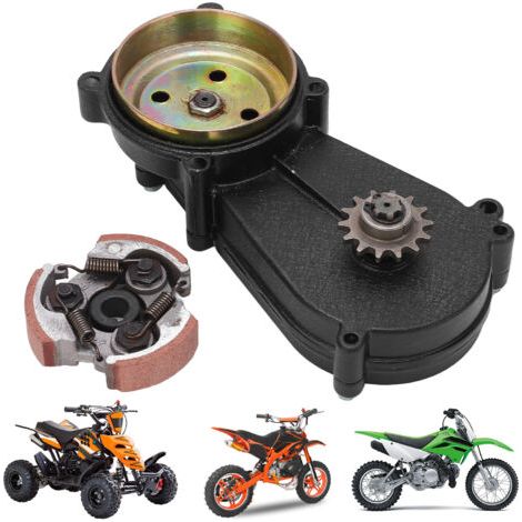 Boîte de vitesses 14T, Kit d'embrayage de boîte de vitesses de logement de tambour 14T adapté pour 47cc 49cc Mini Pocket Quad Dirt Bike ATV pièces (1/5)