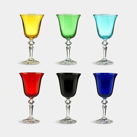 Set 6 calici acqua in vetro Made in Italy Zaccaria (1/2)