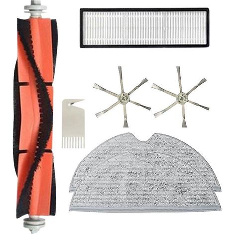 7-teiliges Set für Xiaomi Mijia 2c Roboter: HEPA-Filter, Hauptbürste, Seitenbürste, Wischtuch (1/4)