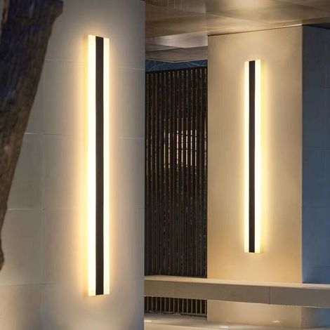40 cm lange LED-Außenwandleuchte für Villen, IP66 wasserdicht - Gartenlichtleiste (warmes Licht) (1/5)