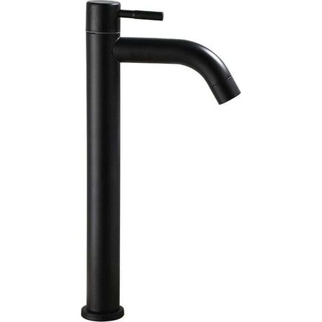 Robinet de salle de bain - , XU,Robinet de salle de bain - froid seul，noir, produit qualité supérieure, durable et fiable, matériaux sélectionnés, conforme normes , satisfaction garantie - K (1/4)