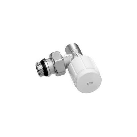 Llave NT bitubo rosca hembra (escuadra) termostática 3/8" -  BAXI