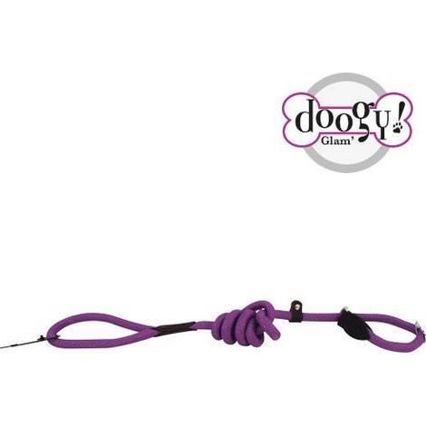 Laisse-lasso réfléchissante Run Around violette Taille : T3