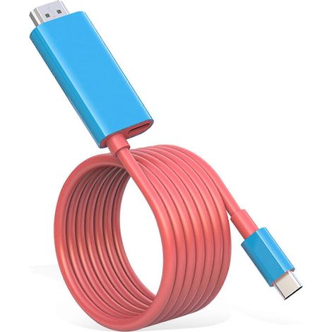 Câble USB-C vers HDMI 4K pour Nintendo Switch, Adaptateur Type C HDMI Compatible (1/4)