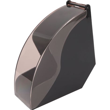 Aufbewahrungsbox für Papierkaffeefilter, staubdichter Kunststoffbehälter für handgebrühte Kaffeefilter, mit Deckel, schwarz (1/5)