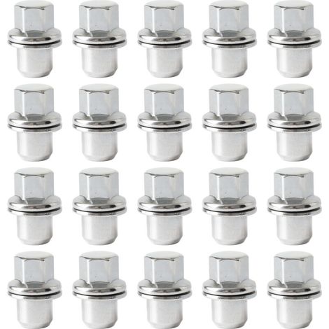 20 Pièces écrous de Roue de Voiture écrou de Roue en Acier Inoxydable pour Land Rover Discovery 3 4 5 Range Rover Sport Stable LR068126 RRD500290 RRD500590 RRD500510 Écrous de Roue (1/5)